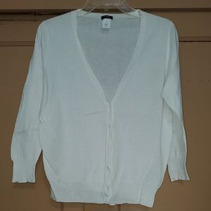 J. Crew Women's Cream Cardigan Sweater